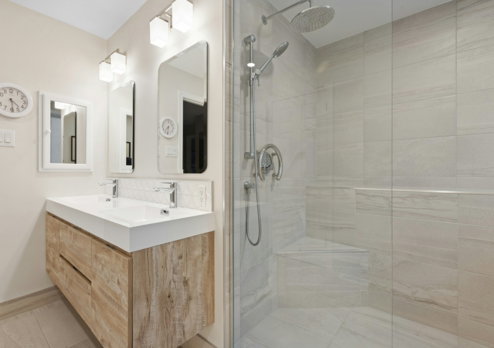 a-bathroom-with-a-glass-shower.jpg a bathroom with a glass shower